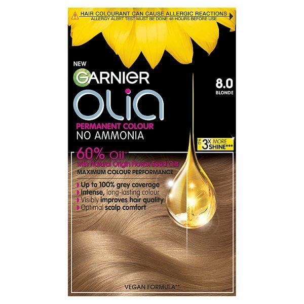 Garnier Olia 8.0 Blonde Permanent Hair Dye