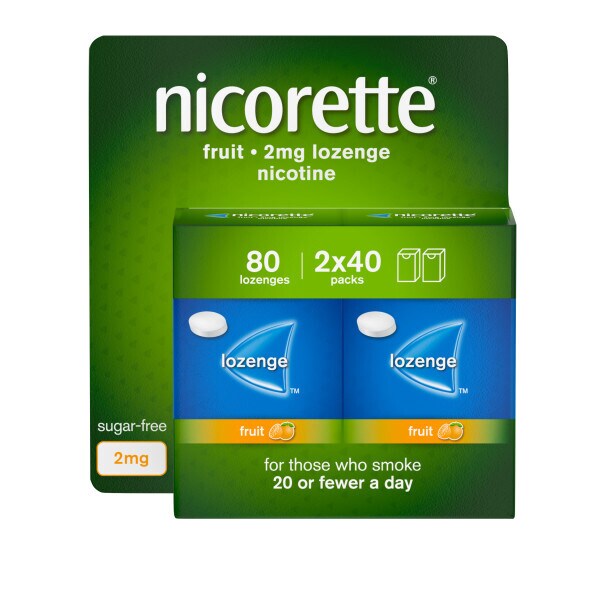 Nicorette® Cools 2Mg Fruit Lozenges 80S (Stop Smoking)