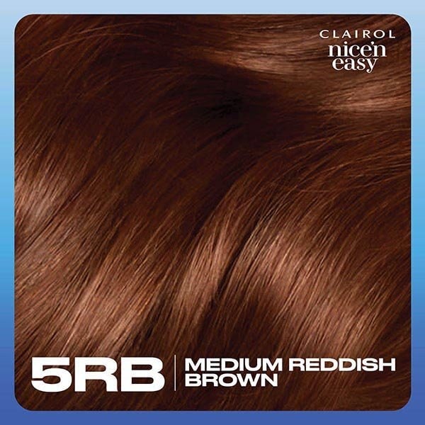 Clairol Nice'n Easy Hair Dye 5RB Medium Reddish Brown