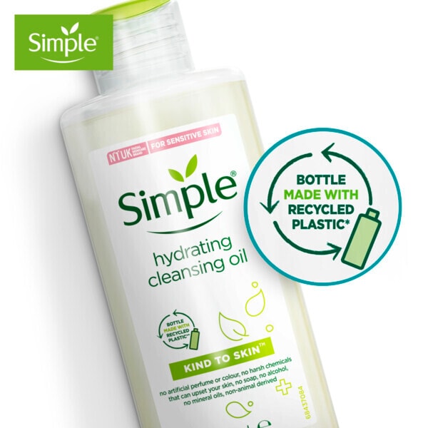 Simple Kind to Skin Hydrating Vegan Facial Cleanser 125ml