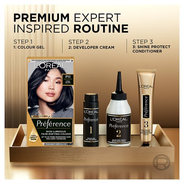 Preference Infinia P11 Deeply Wicked Black Hair Dye