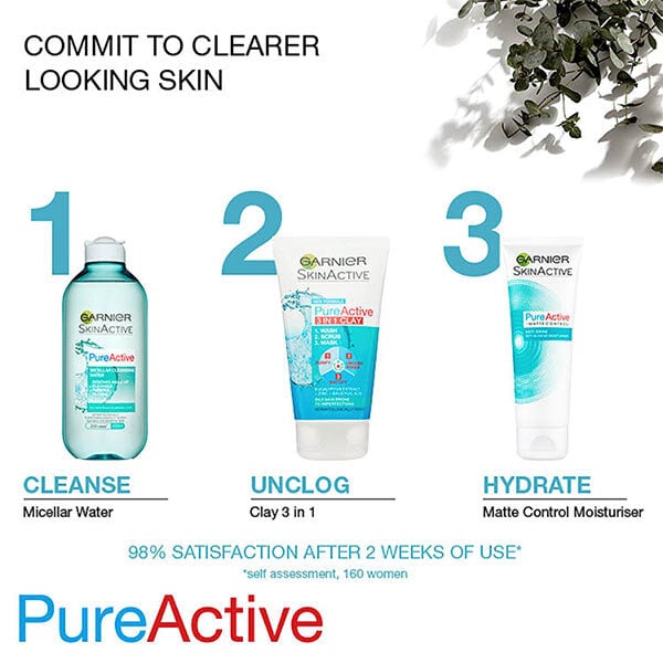 Pure Active Micellar Water Oily Skin 400ml