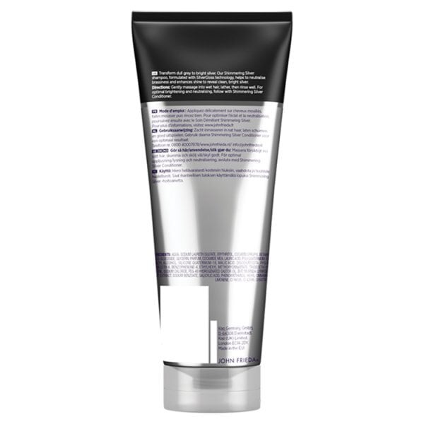 John Frieda Shimmering Silver Shampoo 250Ml