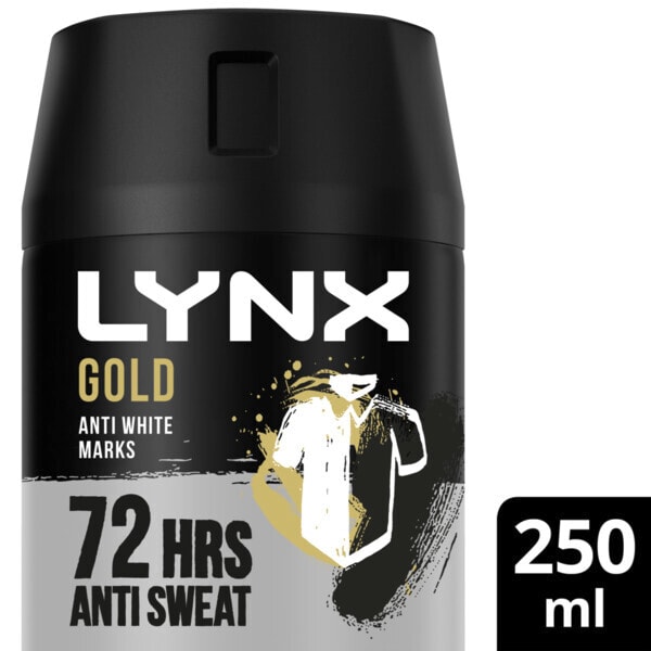 Lynx Men Gold Antiperspirant Deodorant Aerosol 250ml