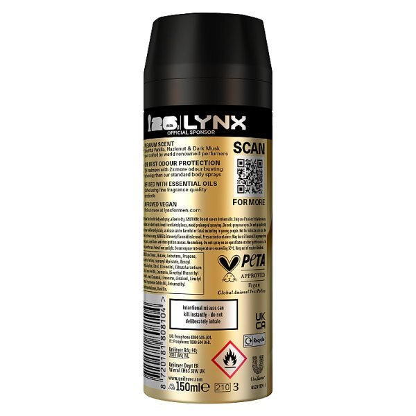 Lynx Fine Fragrance Marshmallow Smoke Premium Body Spray 150ml