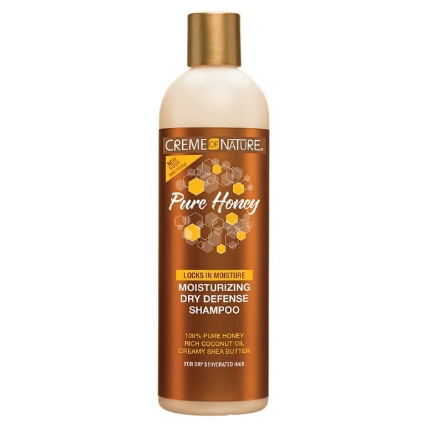 Creme of Nature Pure Honey Moisturising Dry Defense Shampoo 355ml