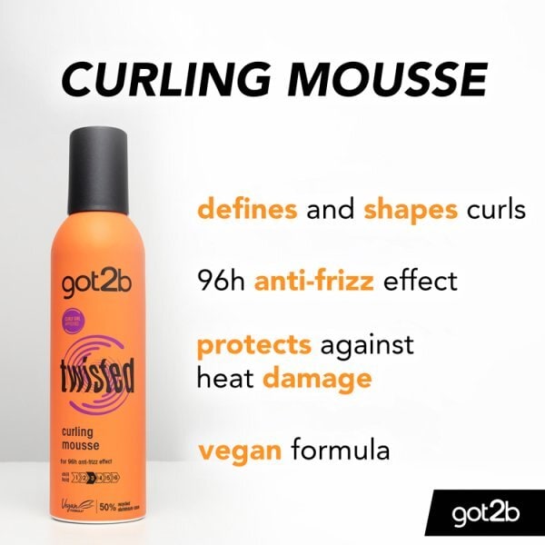 got2b Twisted Curling Mousse 250ml