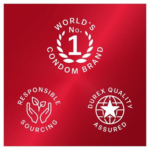 Durex Thin Feel Regular Fit Lubricated Condoms Pack of 3