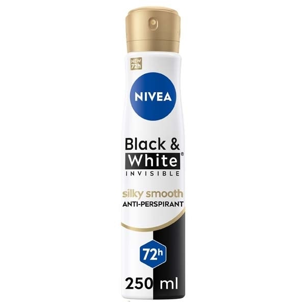 NIVEA Deodorant Black & White Silky Smooth Spray 250ml