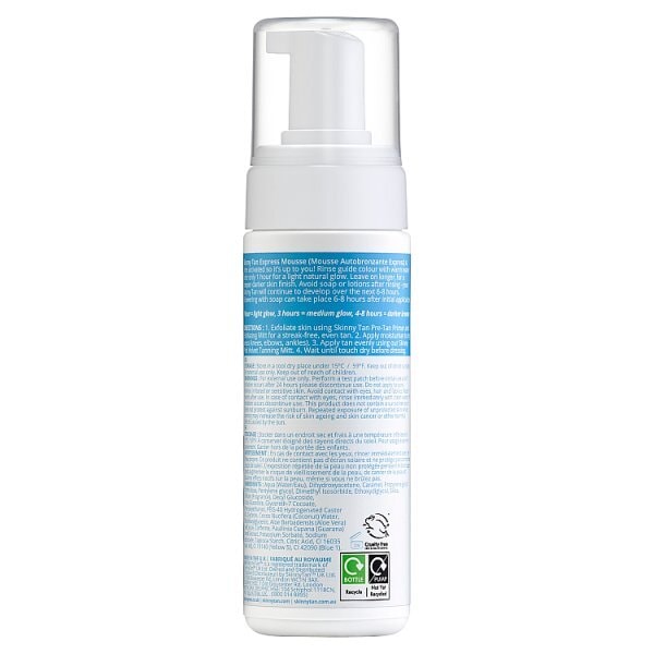 Skin & Tan 1 Hour Express Self Tan Mousse Medium 150ml