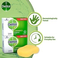 Dettol Original Antibacterial Hand Soap Bar 2 X 100g