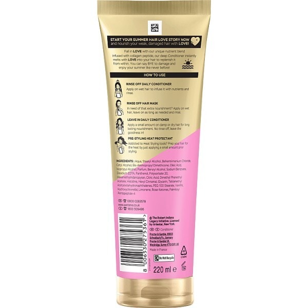 Pantene Pro-V LOVE Robert Indiana Miracle Conditioner 220ml