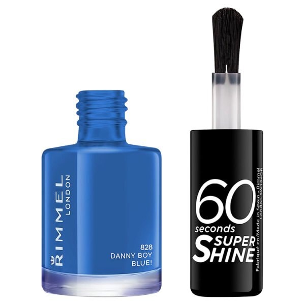 Rimmel Nail Polish 60 Second Danny Boy Blue 8ml