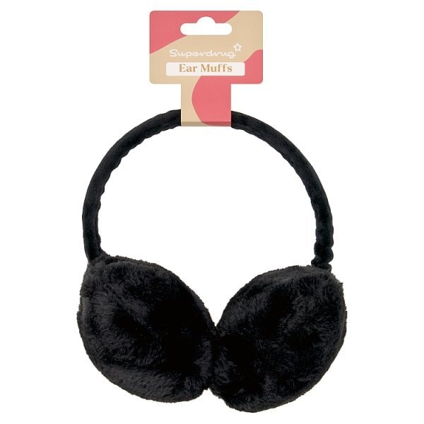 Superdrug Ear Muffs Black