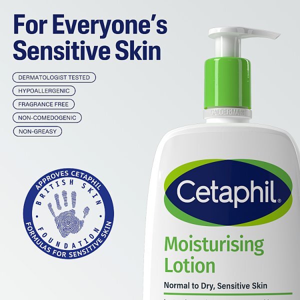 Cetaphil Moisturising Lotion for Dry Sensitive Skin 473ml