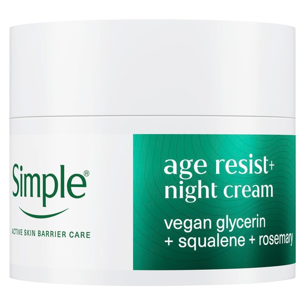 Simple Age Resist+ Night Facial Moisturiser 50 ml