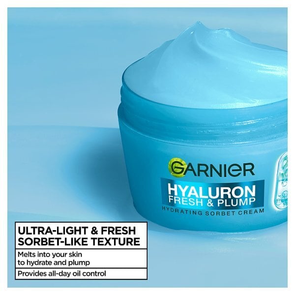 Garnier Hyaluron Fresh & Plump Sorbet Cream with Hyaluronic Acid