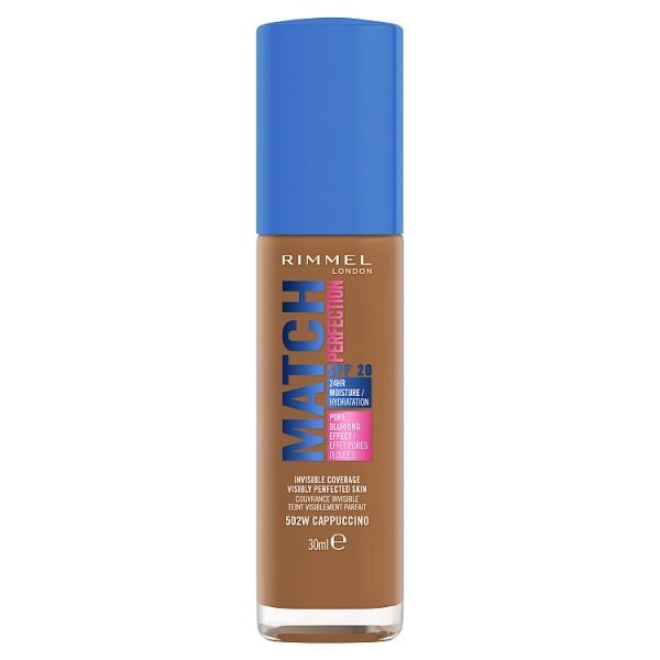 Rimmel Match Perfection Foundation 502W Cappuccino SPF20