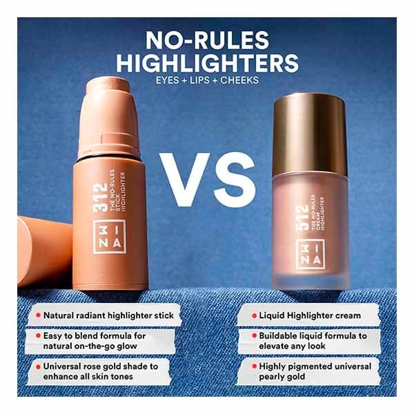 3INA The No-Rules Cream Highlighter 512