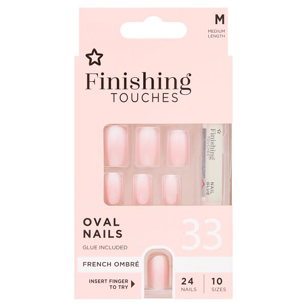 S/D F TOUCHES FRENCH OMBRE OVAL NAIL