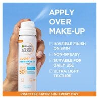 Ambre Solaire Super UV Over Makeup Mist Spf50+ 75ml