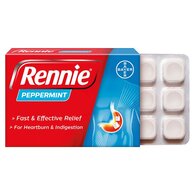 Rennie Peppermint Heartburn & Indigestion Relief 24 Tablets