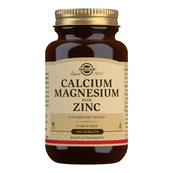 Solgar - Calcium Magnesium Plus Zinc - Pk 100