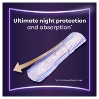 Always Discreet Incontinence Pads Plus Ultimate Night X12