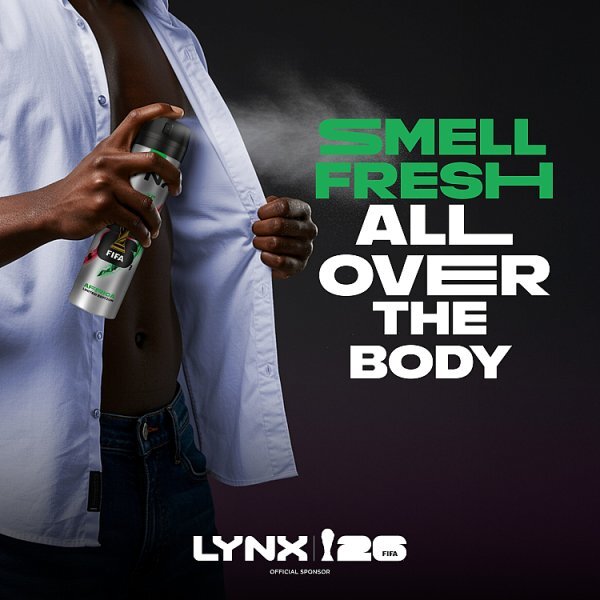 Lynx Africa Anti-Perspirant Deodorant Aerosol 250 ml Fifa World cup Limited Edition