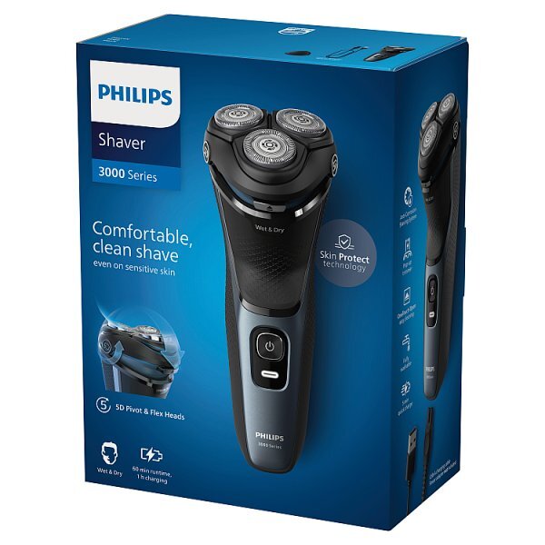 Philips Wet & Dry Electric Shaver Series 3000 - S3144/00