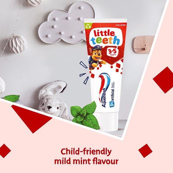 Aquafresh Kids Toothpaste, Little Teeth 3-5 Years 75ml