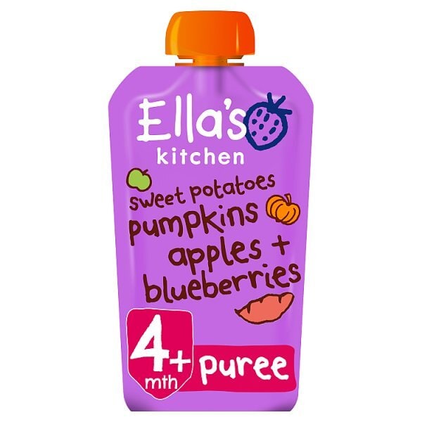Ella's Kitchen Organic Sweet Potato, Pumpkin & App 4m+ 120g