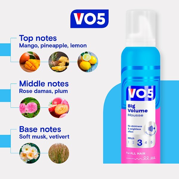 VO5 Big Volume Hair Mousse 200ml