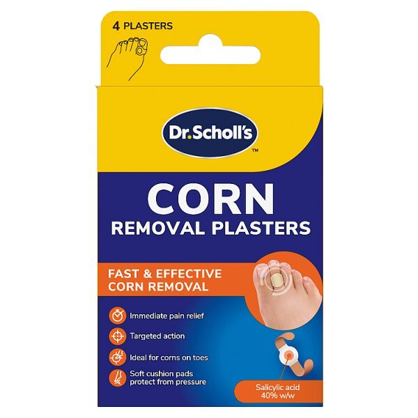 Scholl Corn Removal Waterproof Plasters Medicated