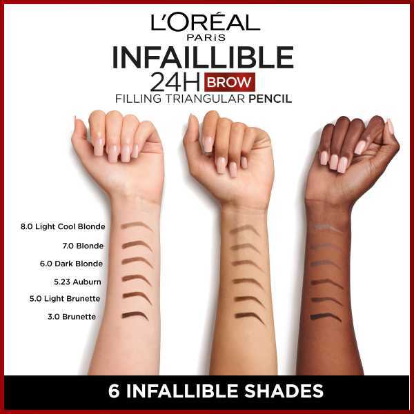 L'Oreal Paris Infallible 24H Brow Pencil 3.0 Brunette