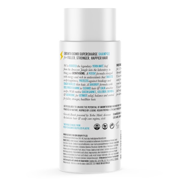 Growth Bomb Supercharge Dandruff Shampoo 300ml