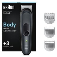 Braun Body Groomer3 BG3350 For Men Black/Grey