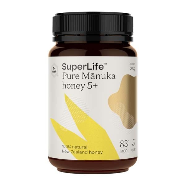 SuperLife Pure Manuka Honey 5+ MGO 83+ 500g