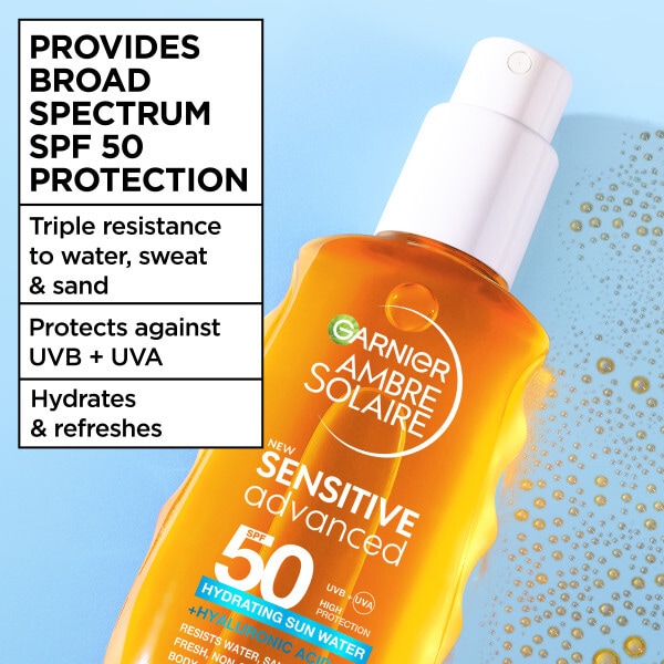 Ambre Solaire Sensitive Advanced Uv Water Spf50 150ml