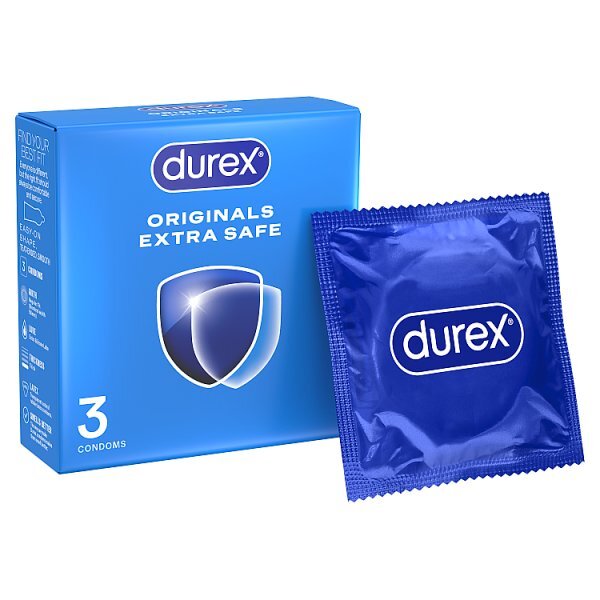 Durex Originals Extra Safe Condoms Regular Fit 3s