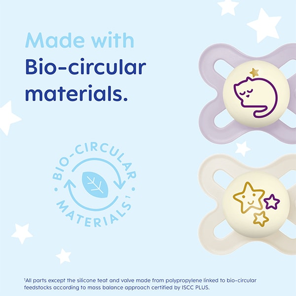 Mam Start 0-2M Night Soother 2Pk - Uni