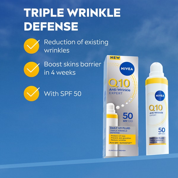 NIVEA Q10 Anti-Wrinkle Daily Uv Face Fluid 40ml