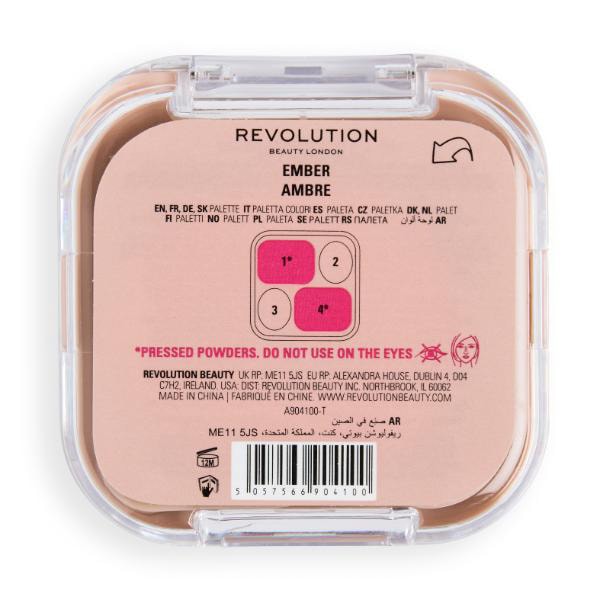 Revolution Bouncy Pop Shadow Palette Ember