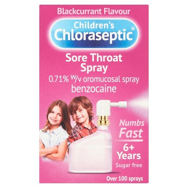 Childrens Chloraseptic Sore Throat Spray 15ml