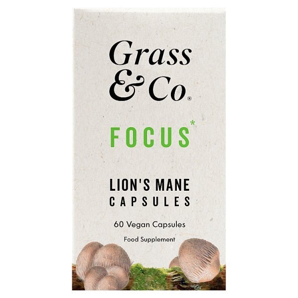 DNRGrass & Co. Focus Lion's Mane Mushrooms Capsules