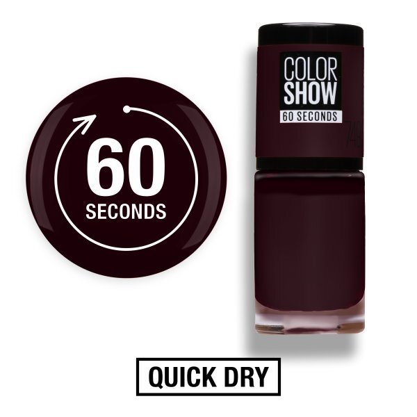 Maybelline Color Show 357 Burgundy Kiss Nail Polish 7ml