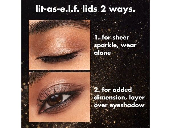 E.L.F. Fine As Fleck Glitter Eyeshadow Certified Platinum