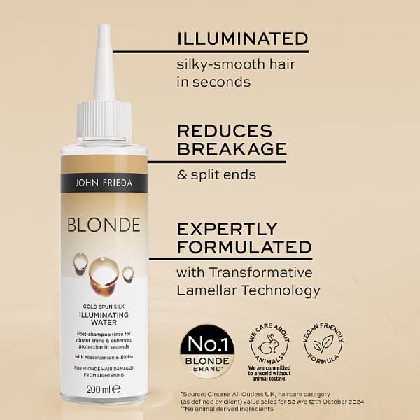 John Frieda Blonde Illuminating Water 200ml