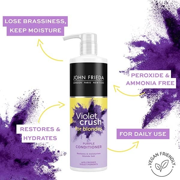 DNR John Frieda Violet  Tone Correcting Purple Conditioner