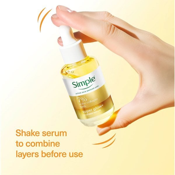 Simple Super Glow+ Bi-Phase Serum 30Ml